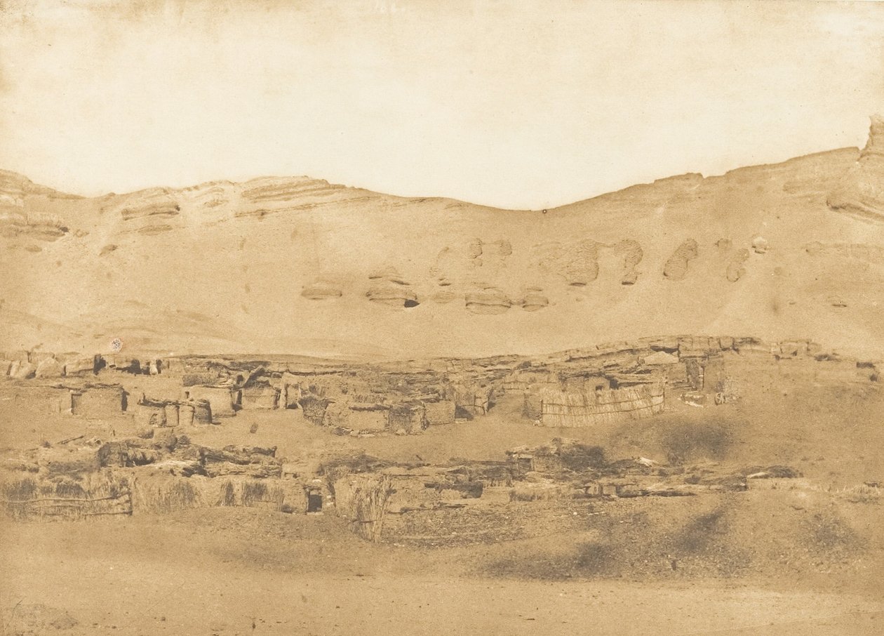 Pohled na vesnici Garara, 1850. od Maxime Du Camp