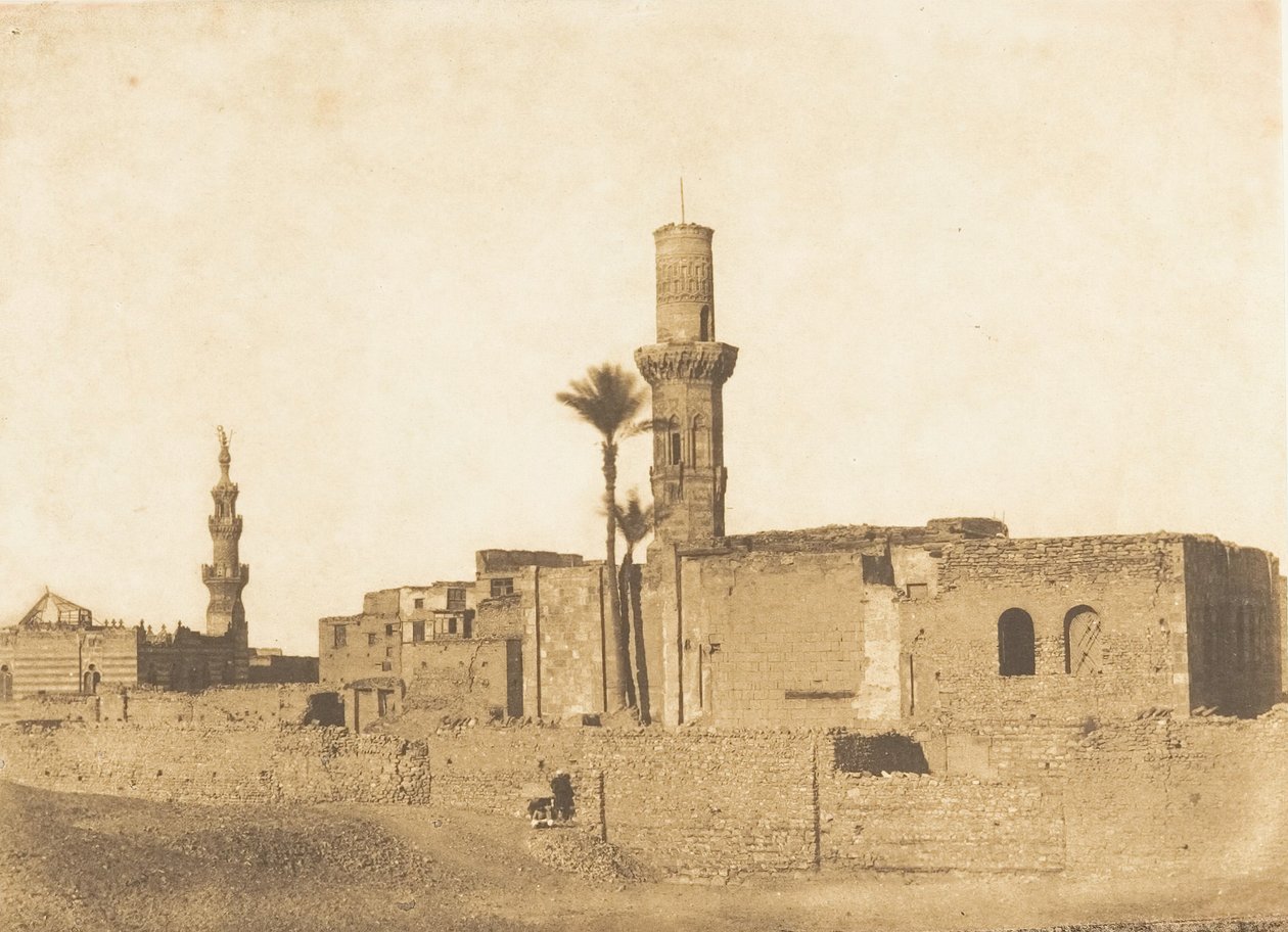 Pohled na zničenou mešitu poblíž Bab-Saïda, Káhira, prosinec 1849-leden 1850. od Maxime Du Camp