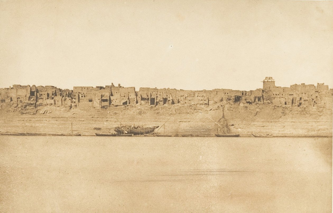 Celkový pohled na Esné č. 1 jižní konec, 1849-50. od Maxime Du Camp