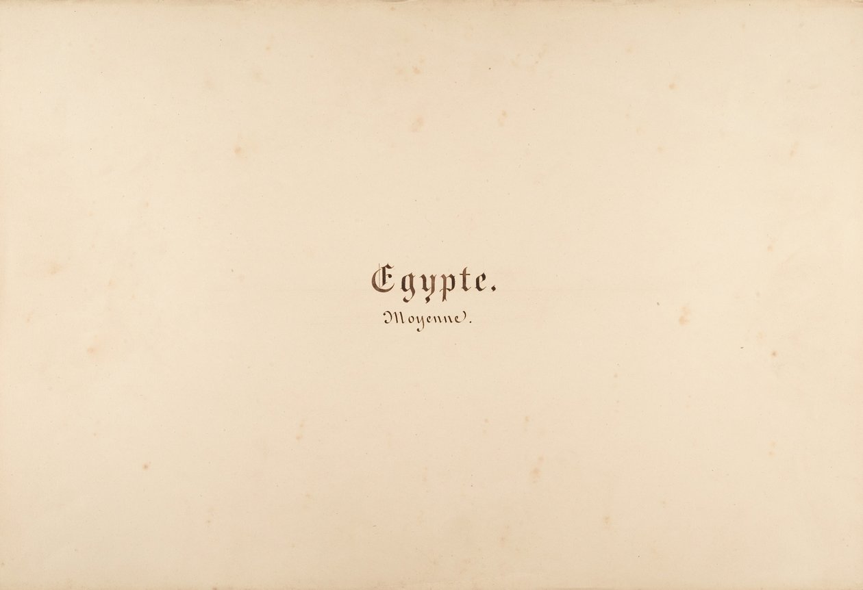 Egypt, Núbie, Sýrie: Krajiny a památky, 1849-50. od Maxime Du Camp