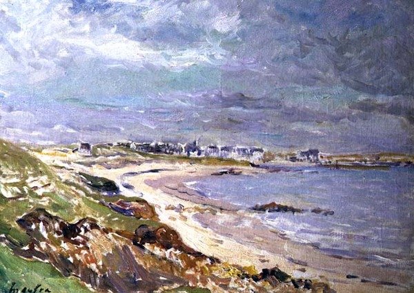 Pobřežní scéna od Maxime Emile Louis Maufra