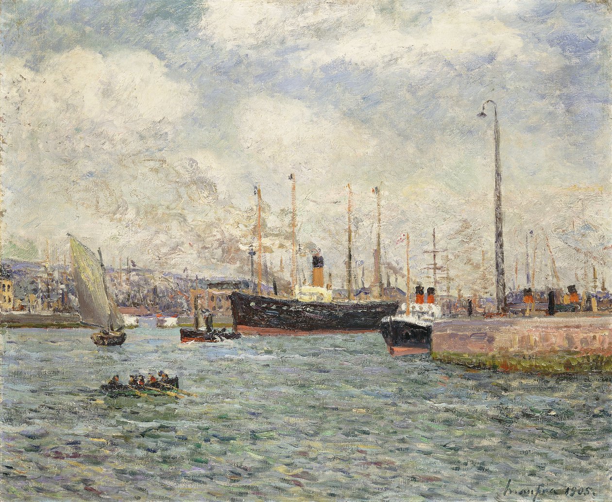 Přístav Le Havre, 1905 od Maxime Emile Louis Maufra