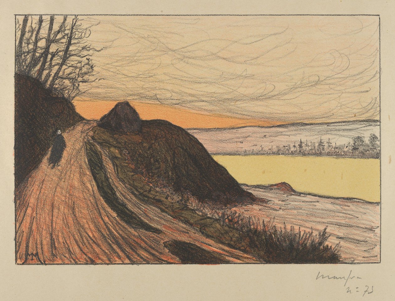 Cesta z Gaud La Route de Gaud, 1893. od Maxime Emile Louis Maufra