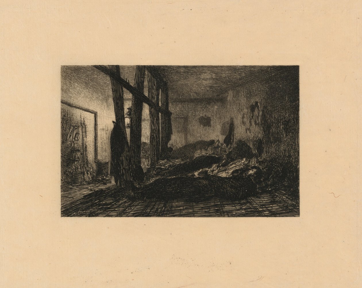 Ein Wachposten od Maxime Lalanne