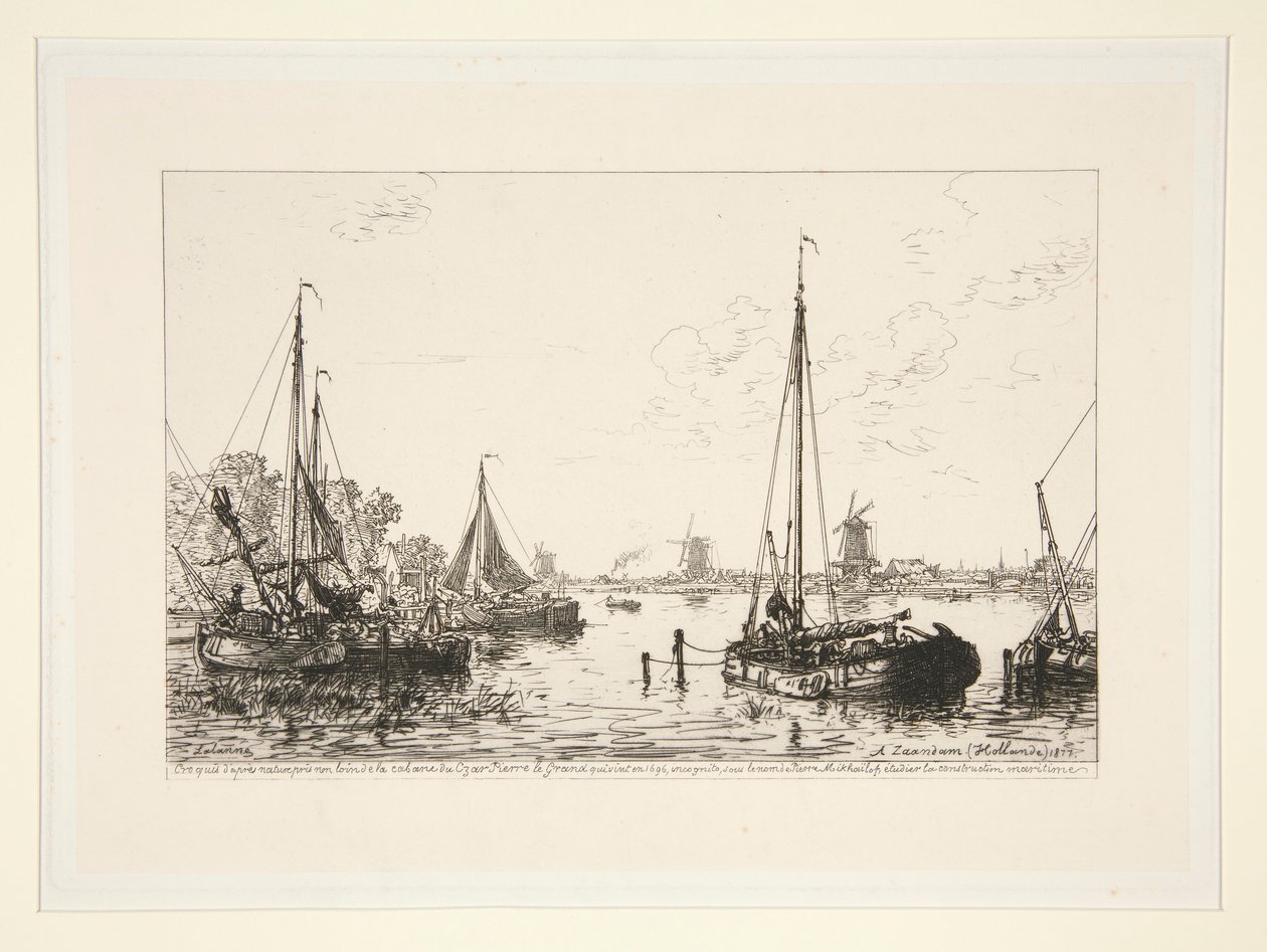 A Zaandam, Hollande (V Zaandam, Holandsko) od Maxime Lalanne