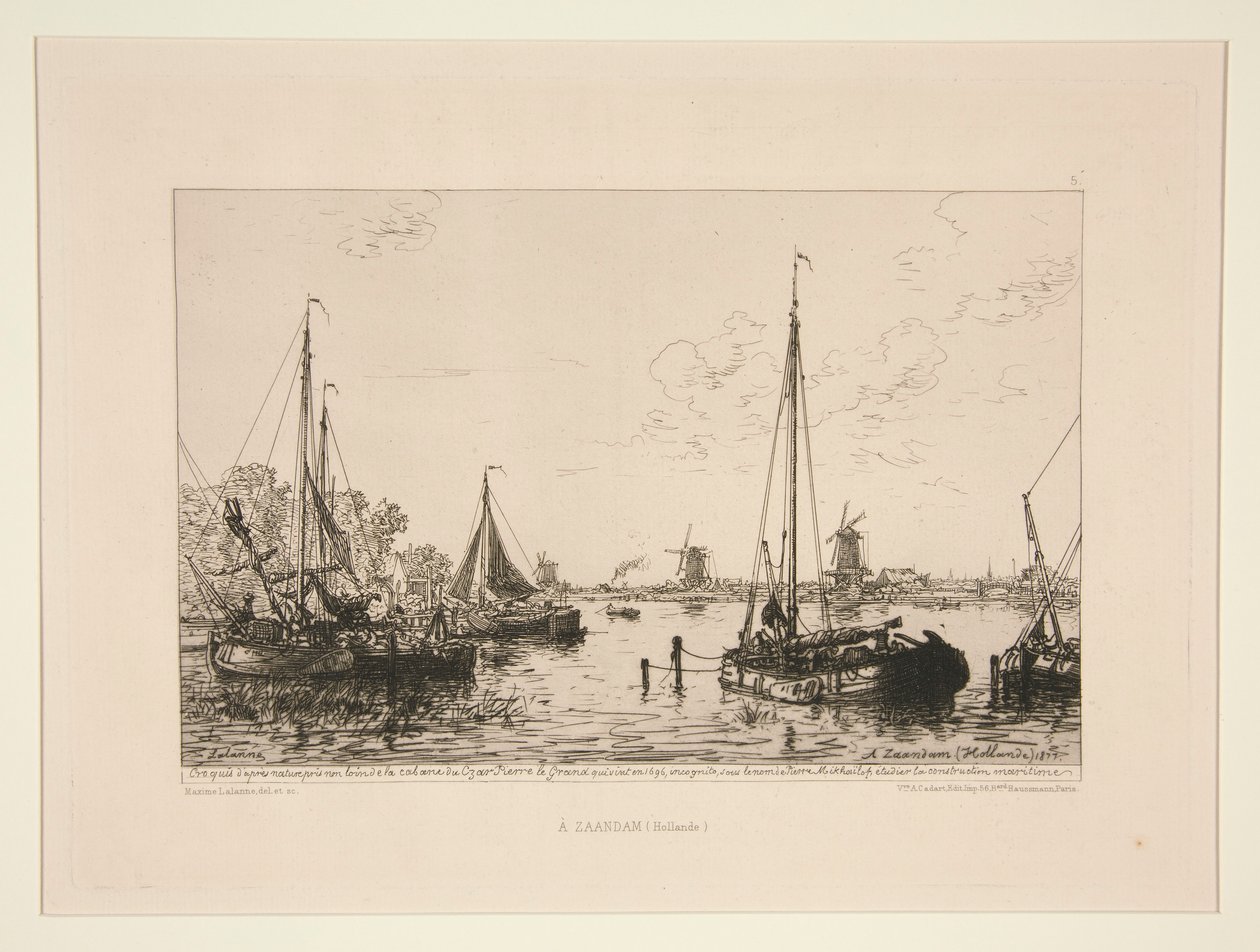 A Zaandam, Hollande (V Zaandam, Holandsko) od Maxime Lalanne
