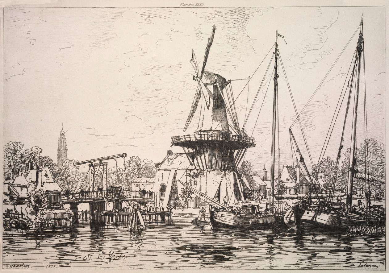 V Harlem Holland, 1877. od Maxime Lalanne