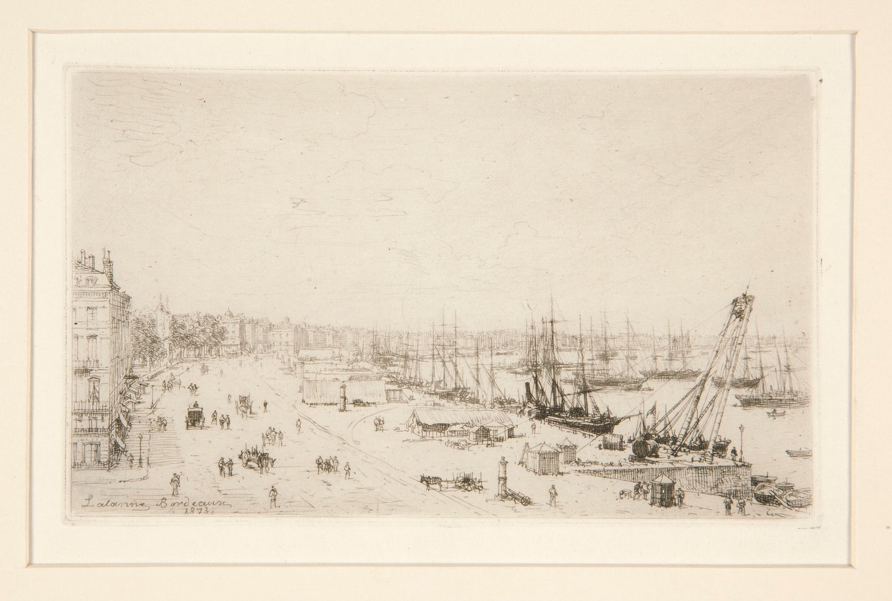 Bordeaux, Quai des Chartrons od Maxime Lalanne