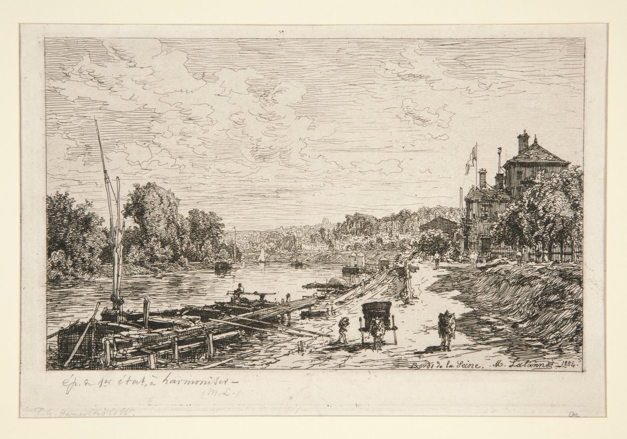 Bords de la Seine (Břehy Seiny) od Maxime Lalanne