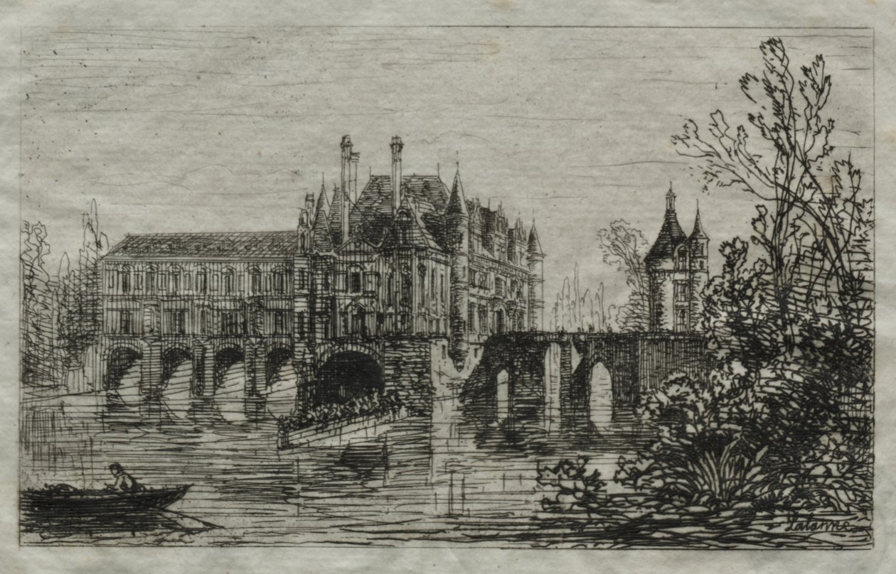 Zámek Chenonceau od Maxime Lalanne