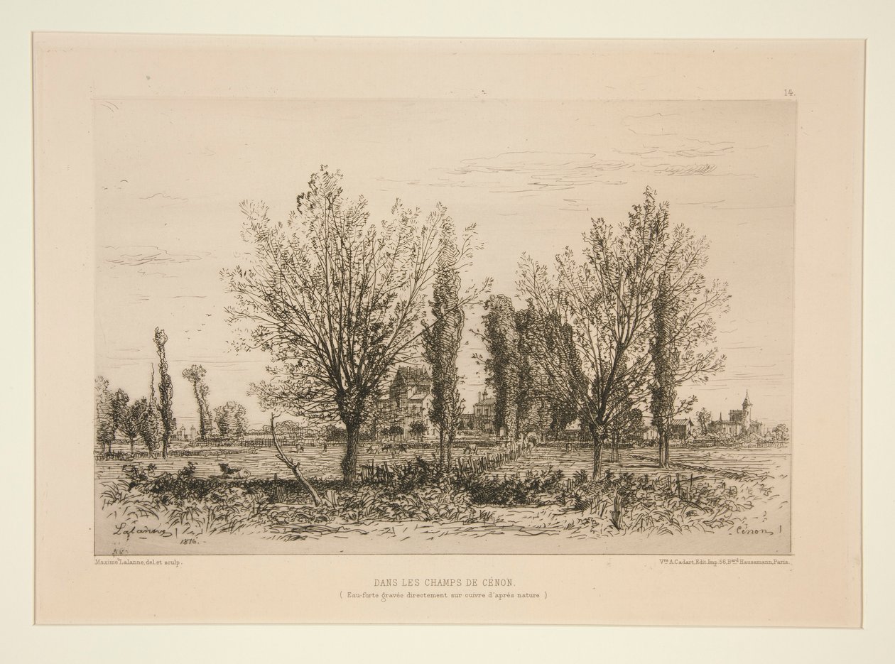 Dans les champs de C?non (In the Fields of C?non) od Maxime Lalanne