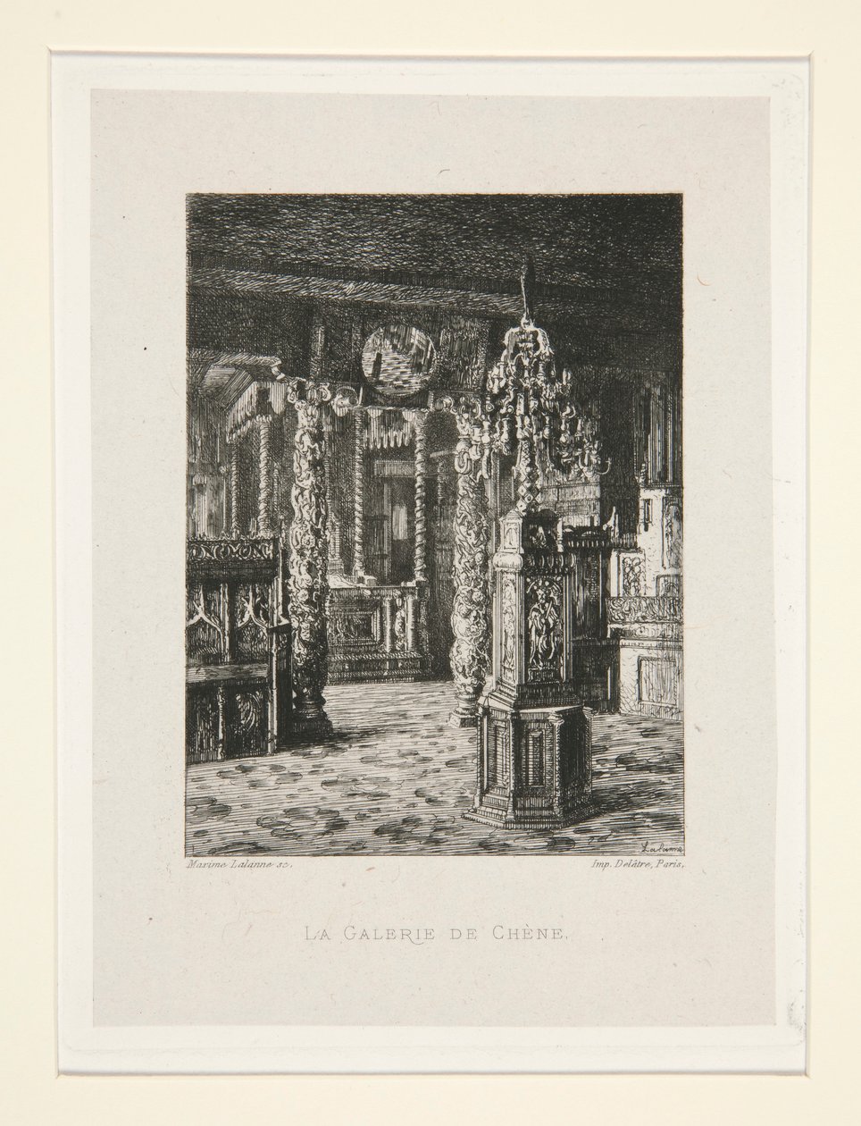 The Oak Gallery, pl. 6 z apartmá At Victor Hugo (Victor Hugo). od Maxime Lalanne
