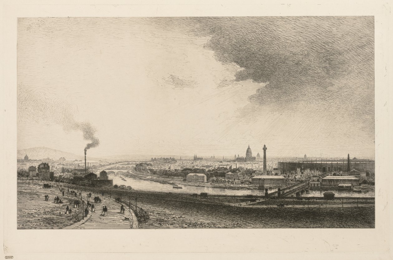 Na Seině, 1867. od Maxime Lalanne