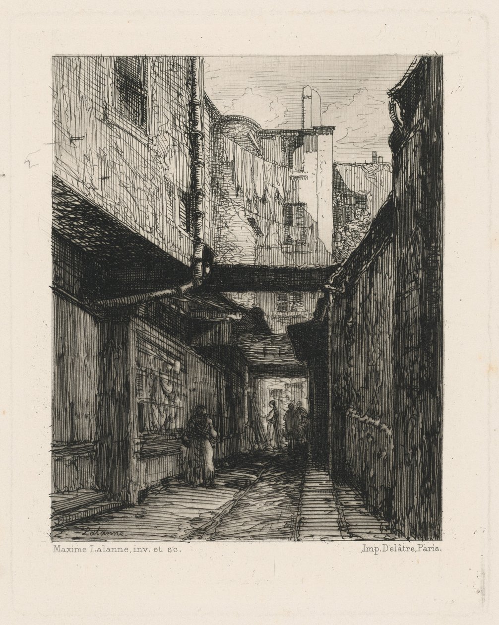 Passage de la Marmite, Paříž od Maxime Lalanne