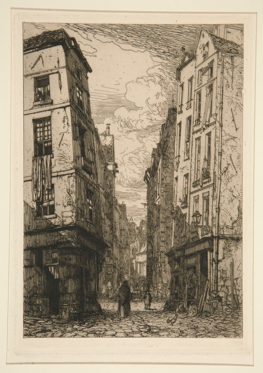 Rue des Marmousets (Stará Paříž) od Maxime Lalanne