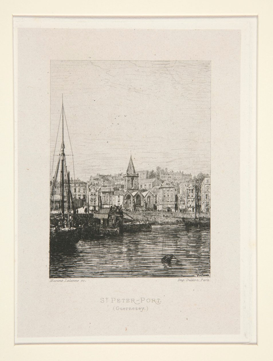 St. Peter-Port, Guernsey, pl. 1 z apartmá Chez Victor Hugo (Victor Hugo od Maxime Lalanne