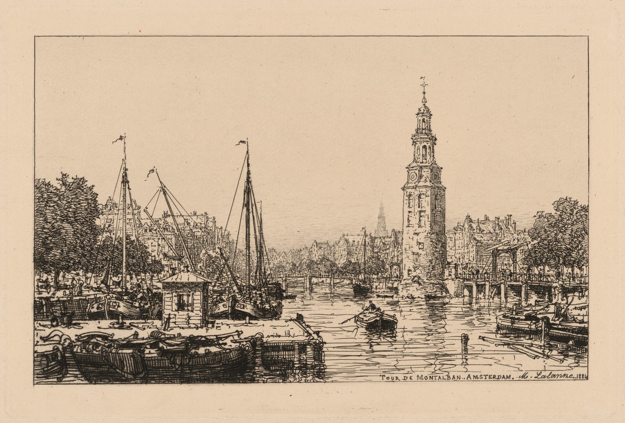 Věž Montalban, Amsterdam od Maxime Lalanne
