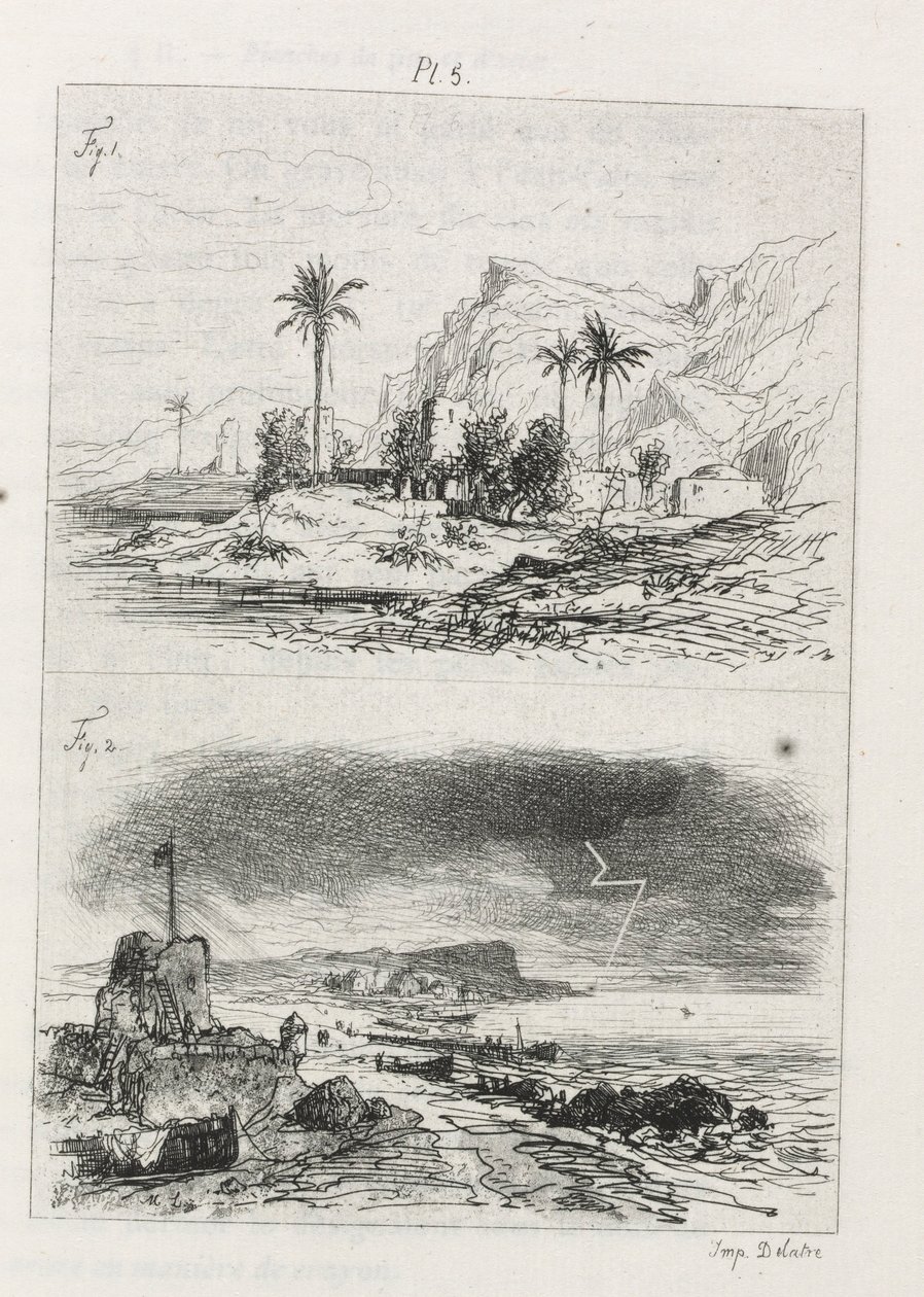 Traité de La Gravure a leau forte: Plate 5, 1866. od Maxime Lalanne