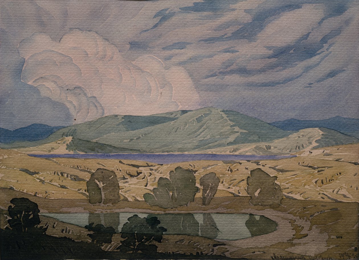 Mrak nad zálivem. Koktebel, 1925 od Maximilian Voloshin