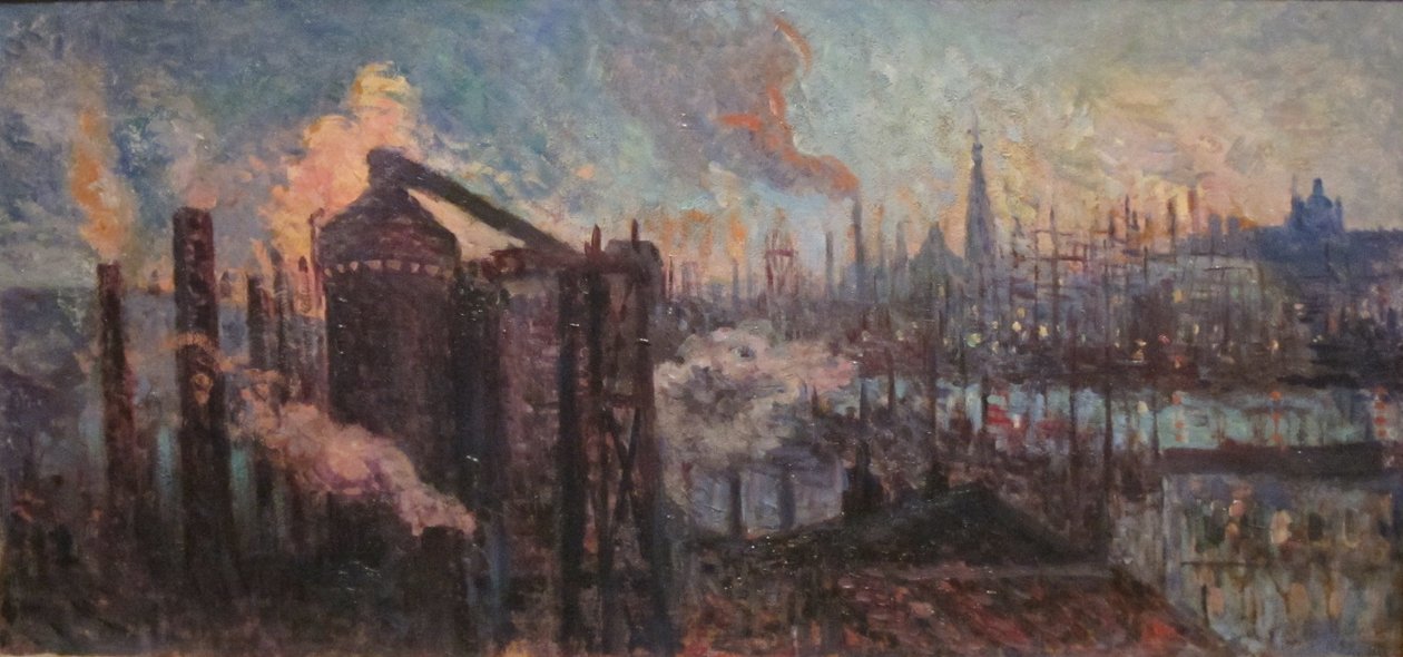 Průmyslníci z Grand Ville od Maximilien Luce