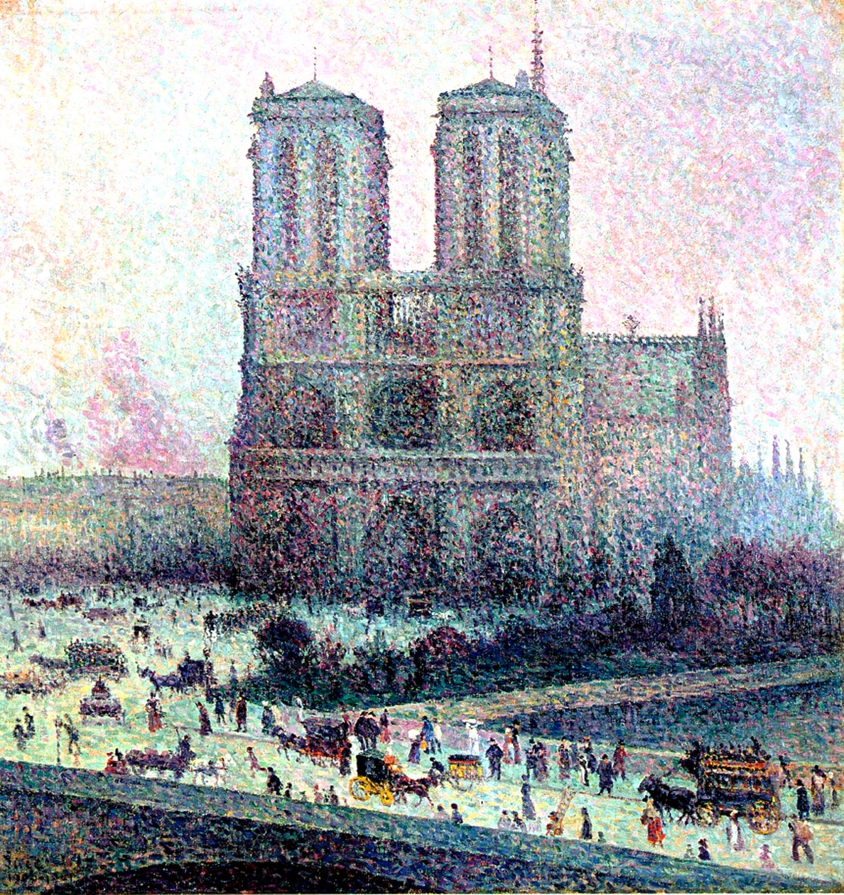 Notre-Dame, Paříž, 1900-01 od Maximilien Luce