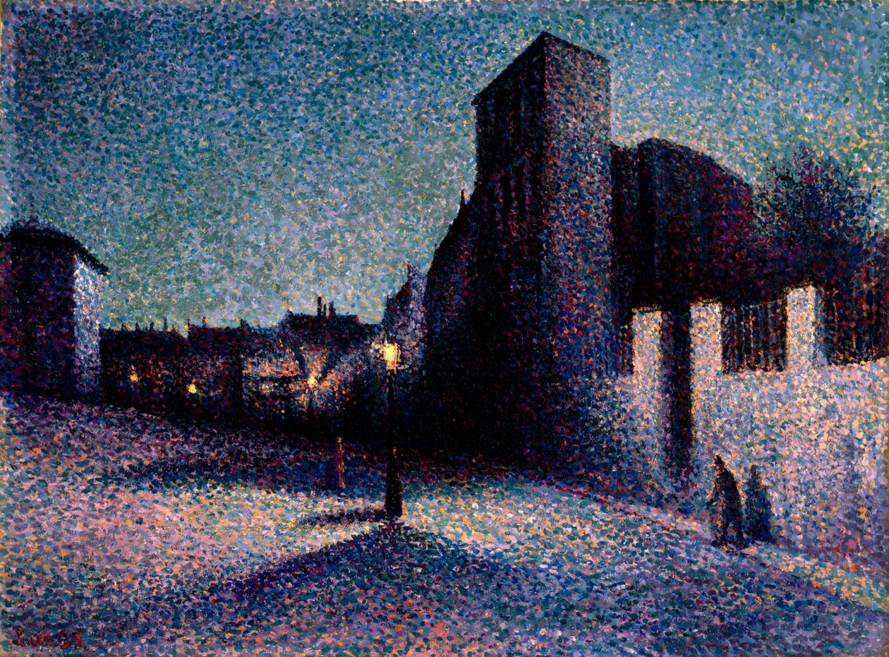 Rue Ravignan, Paříž, 1893 od Maximilien Luce