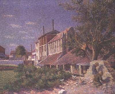 Koželužny podél řeky Bievre, 1887 od Maximilien Luce