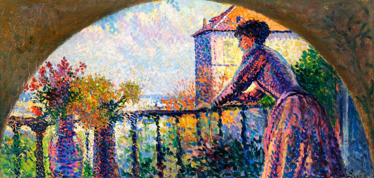 Umělcova žena, Rue Cortot, Paříž, 1893 od Maximilien Luce