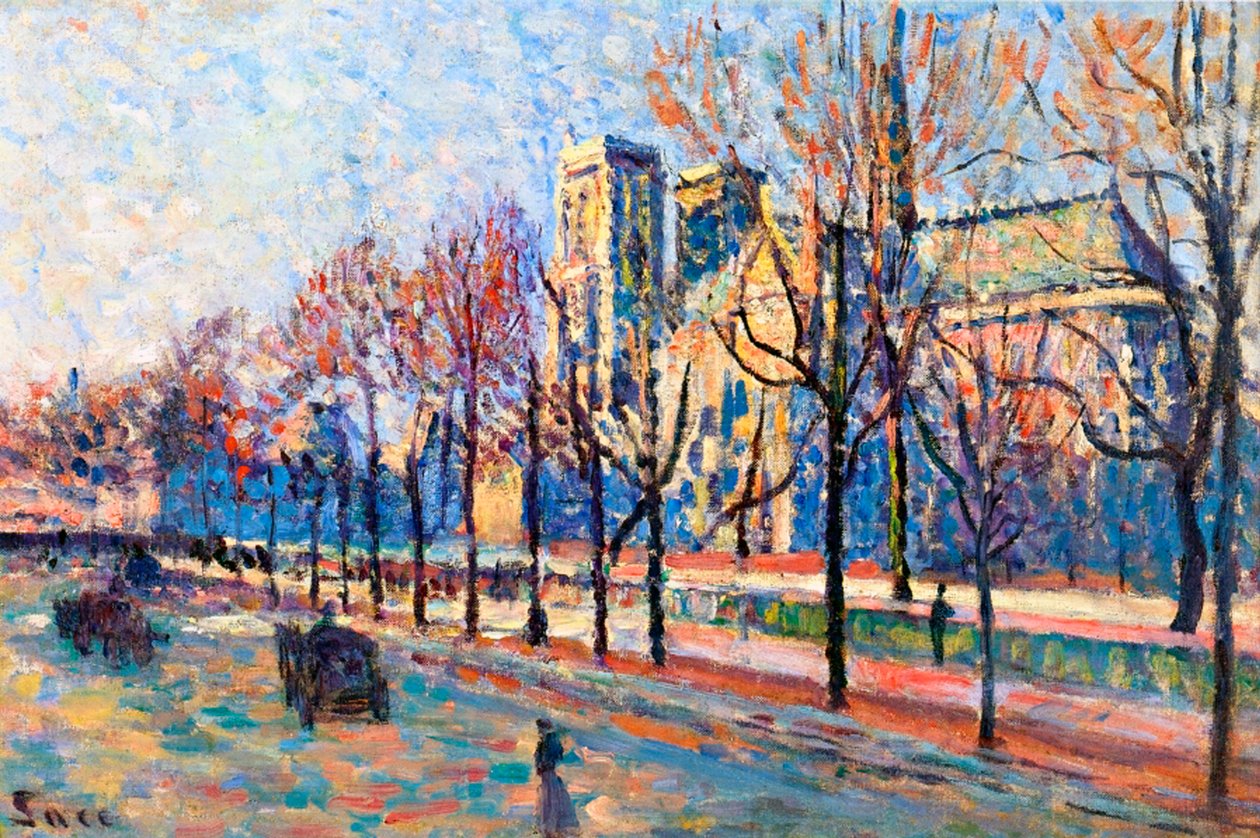 Pohled z Quay Montebello, c.1897 od Maximilien Luce