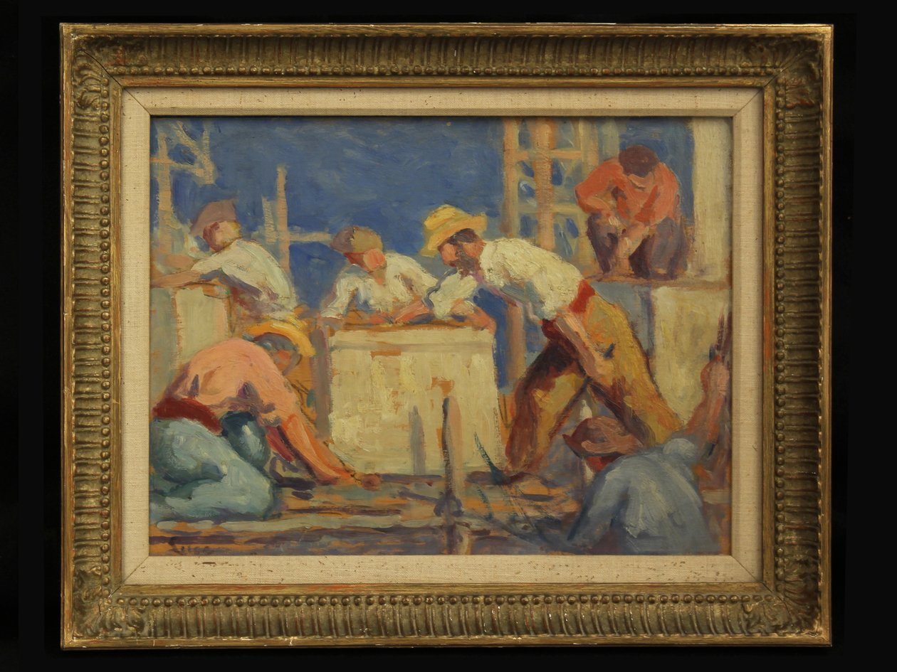 Dělníci, 1910 od Maximilien Luce