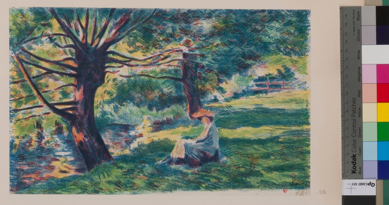 Okolí města Vernon od Maximilien Luce