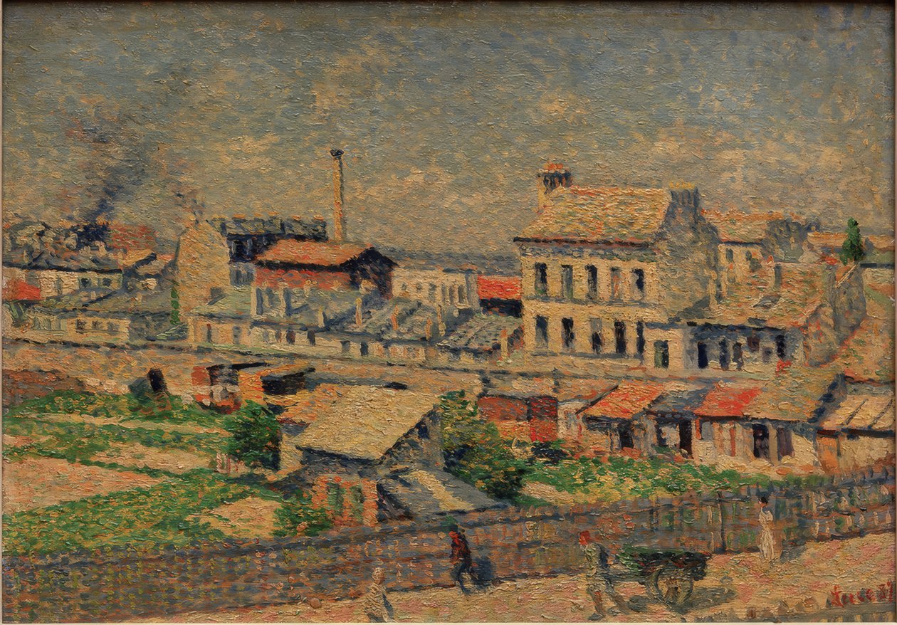 Ulice Damrémont na Montmartru od Maximilien Luce