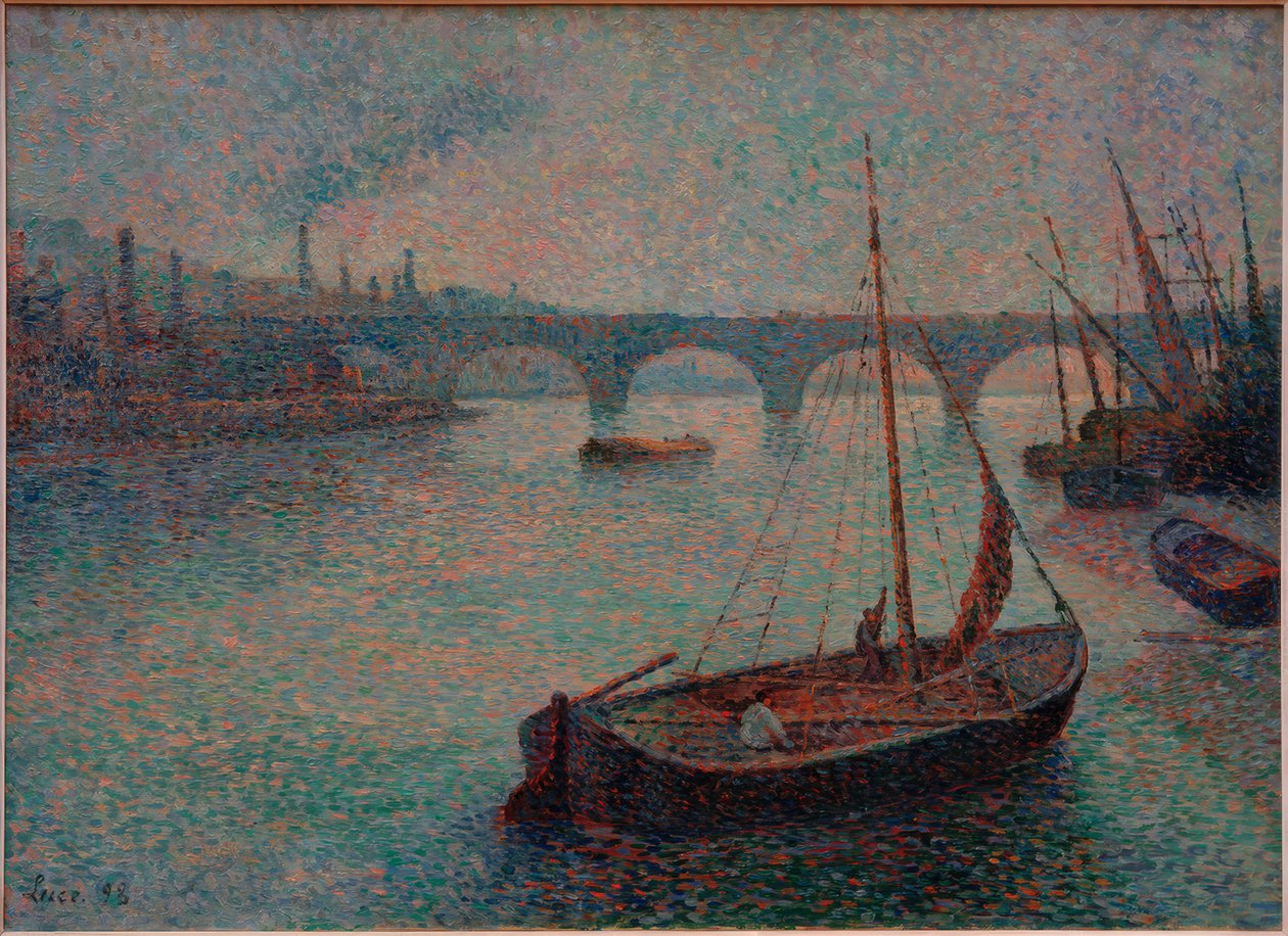 Londýnský přístav od Maximilien Luce