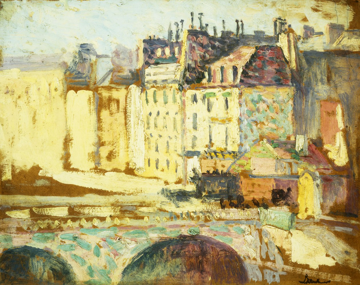 Paříž, Pont Neuf, od Maximilien Luce