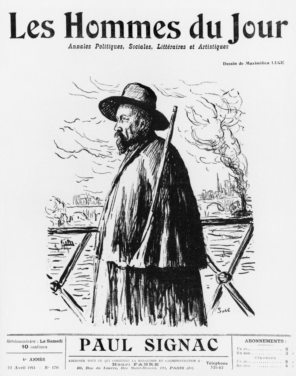 Paul Signac, ilustrace přední obálky z 