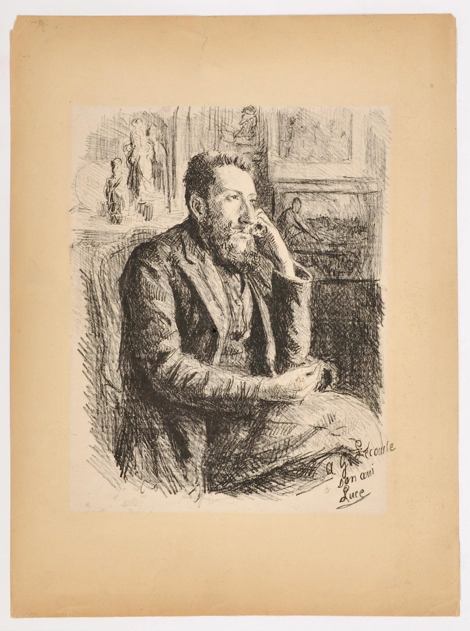 Portrét Georgese Lecomta od Maximilien Luce