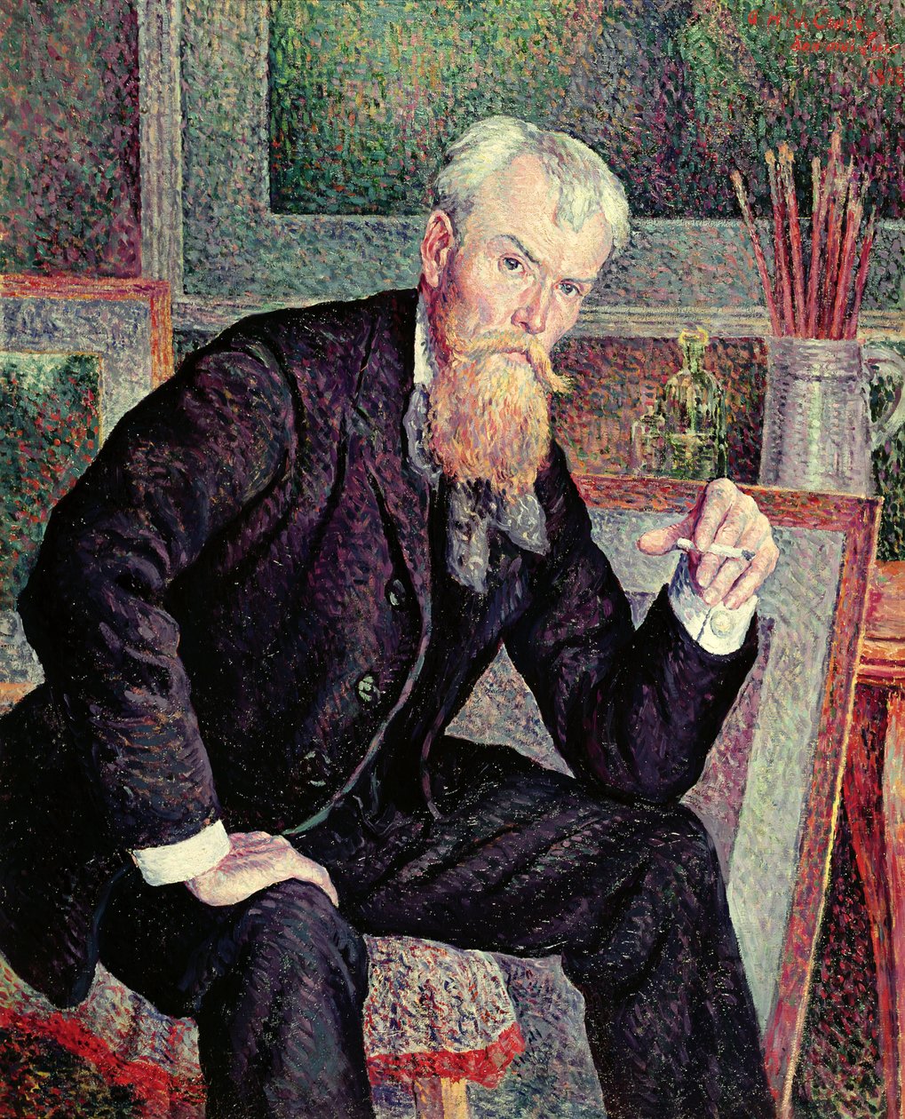 Portrét Henri Edmond Cross (1856-1910) 1898 (viz 20769) od Maximilien Luce
