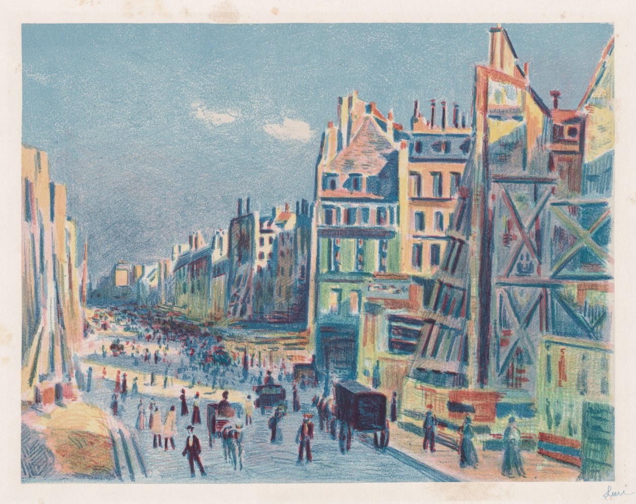Ulice Reamur od Maximilien Luce