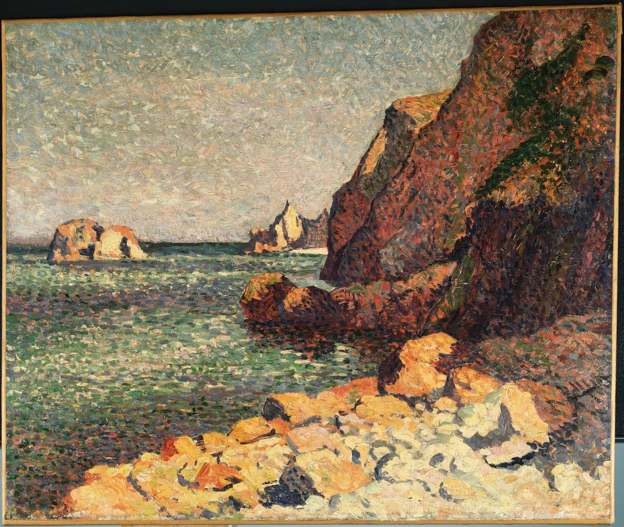Moře a skály, Agay, 1893 od Maximilien Luce