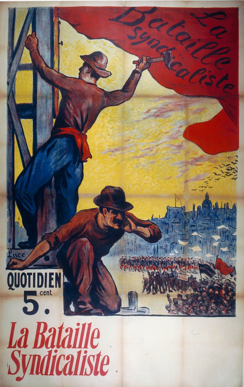 Journal La Bataille syndicaliste 27. dubna 1911, 1911. od Maximilien Luce