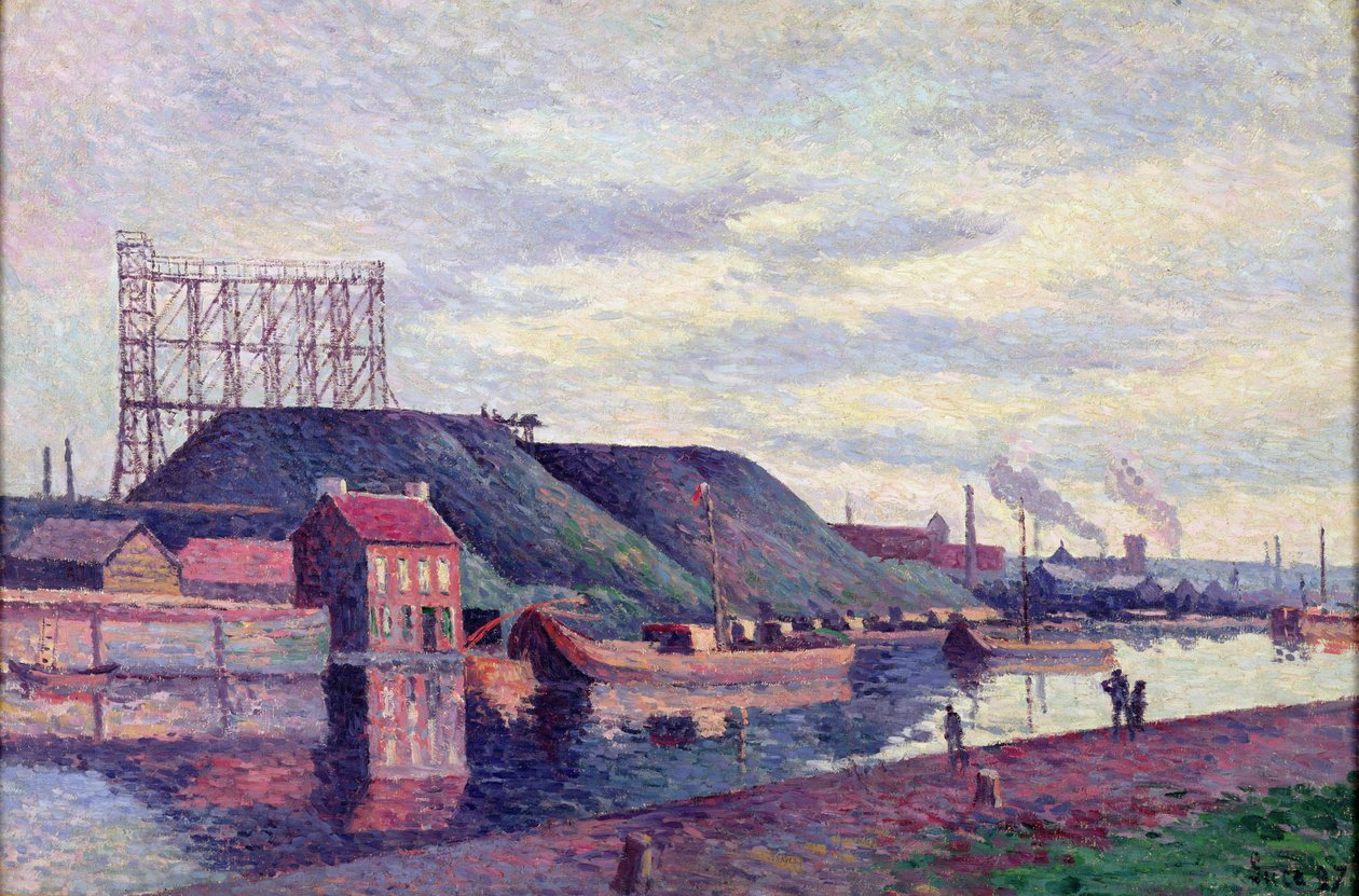 Slag Heaps of Sacre Madame, 1897 od Maximilien Luce