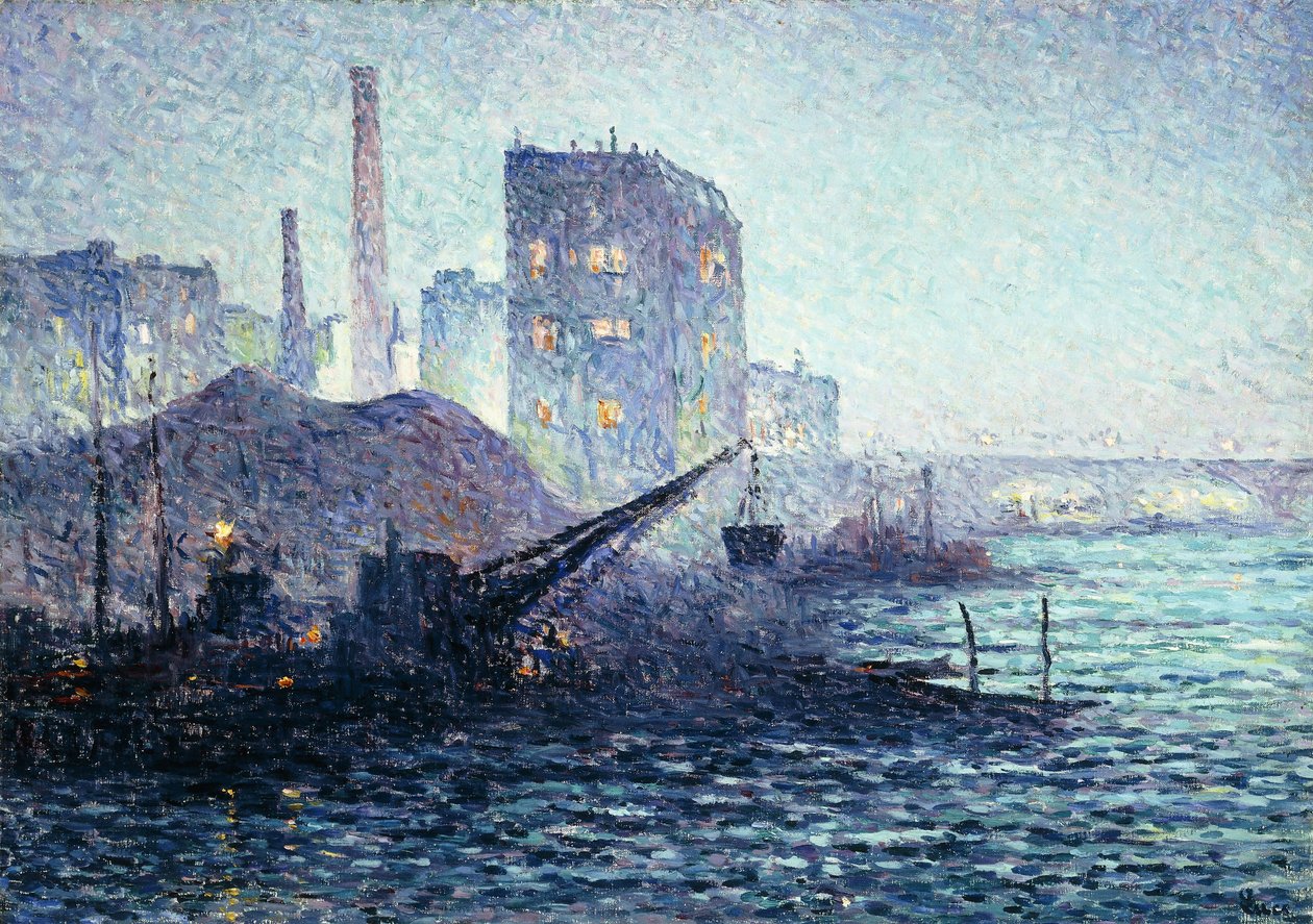 Temže v Londýně, kolem roku 1893 od Maximilien Luce