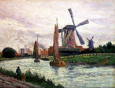 Větrný mlýn od Maximilien Luce