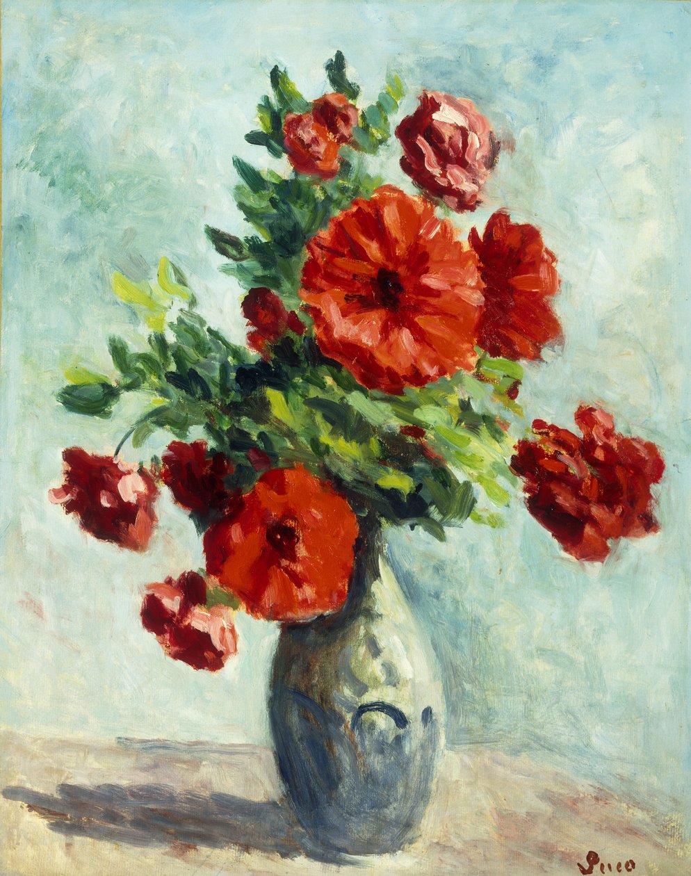 Váza s květinami; Váza s květinami, 1925-1930 od Maximilien Luce