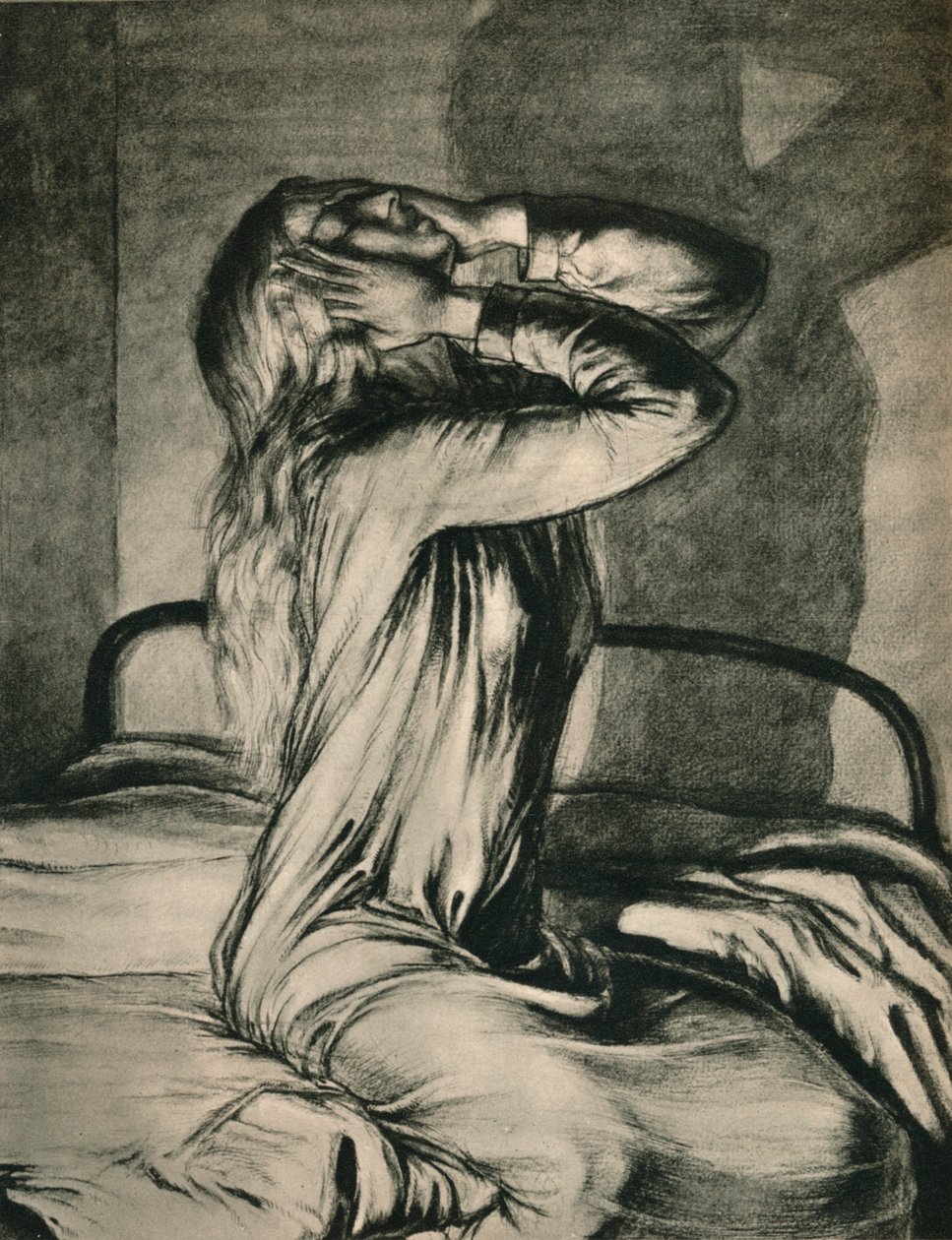 Studie dívky, c1910 od Maxwell Gordon Lightfoot