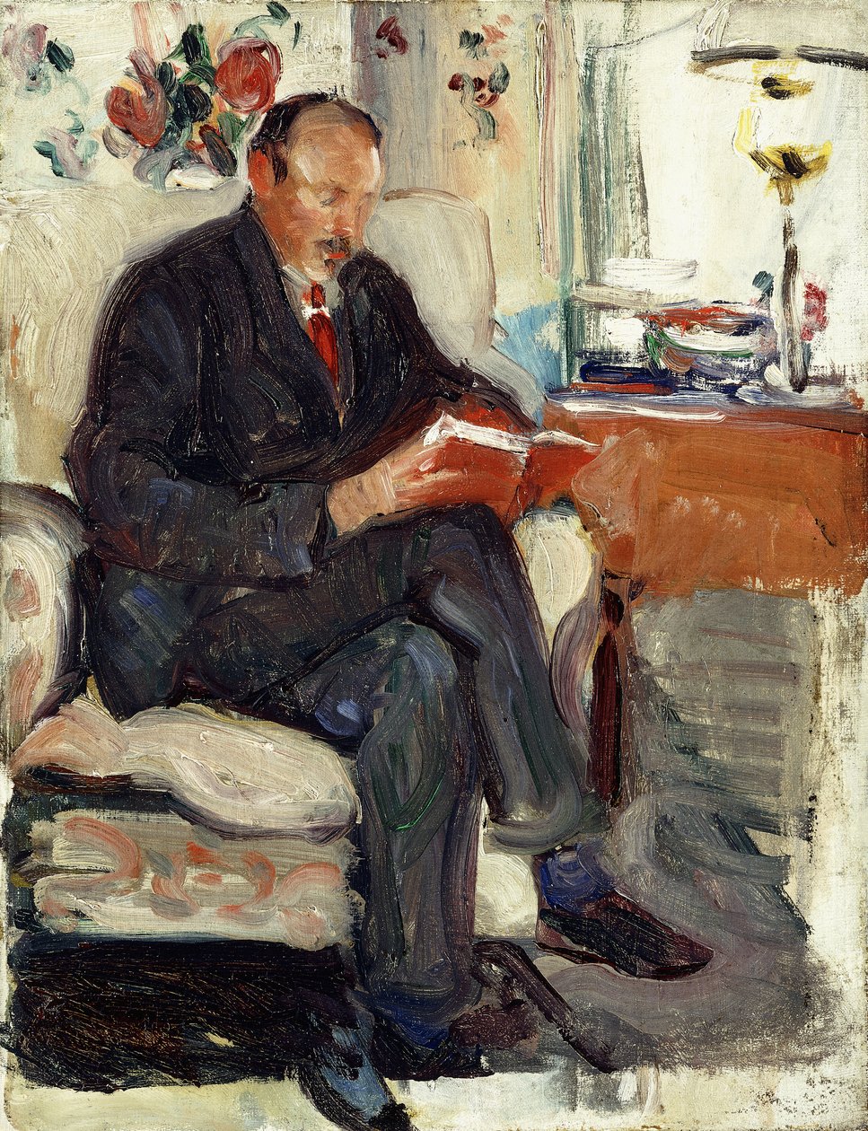 Portrét Ernesta Lawsona (olej na plátně) od May Wilson Preston