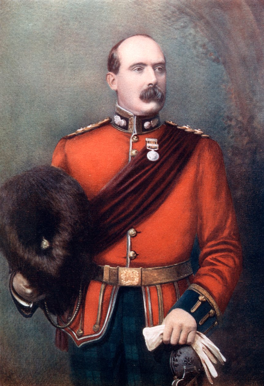 Podplukovník AW Thorneycroft, velící Thorneycroftově jízdní pěchotě, 1902. od Mayall