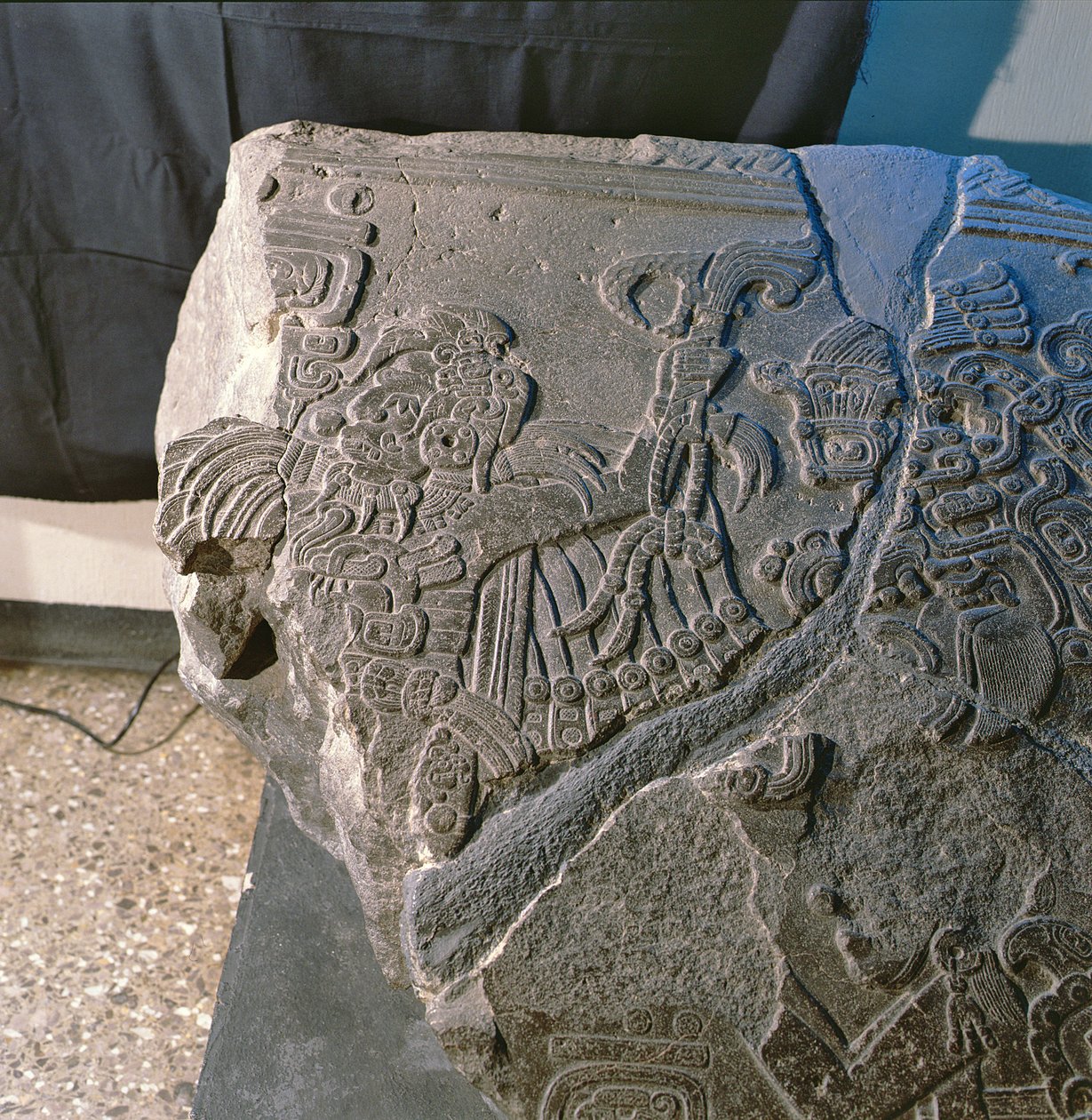 Oltář 10 z Kaminaljuyu, Guatemala, mayské klasické období (600-900 n. l.) od Mayan