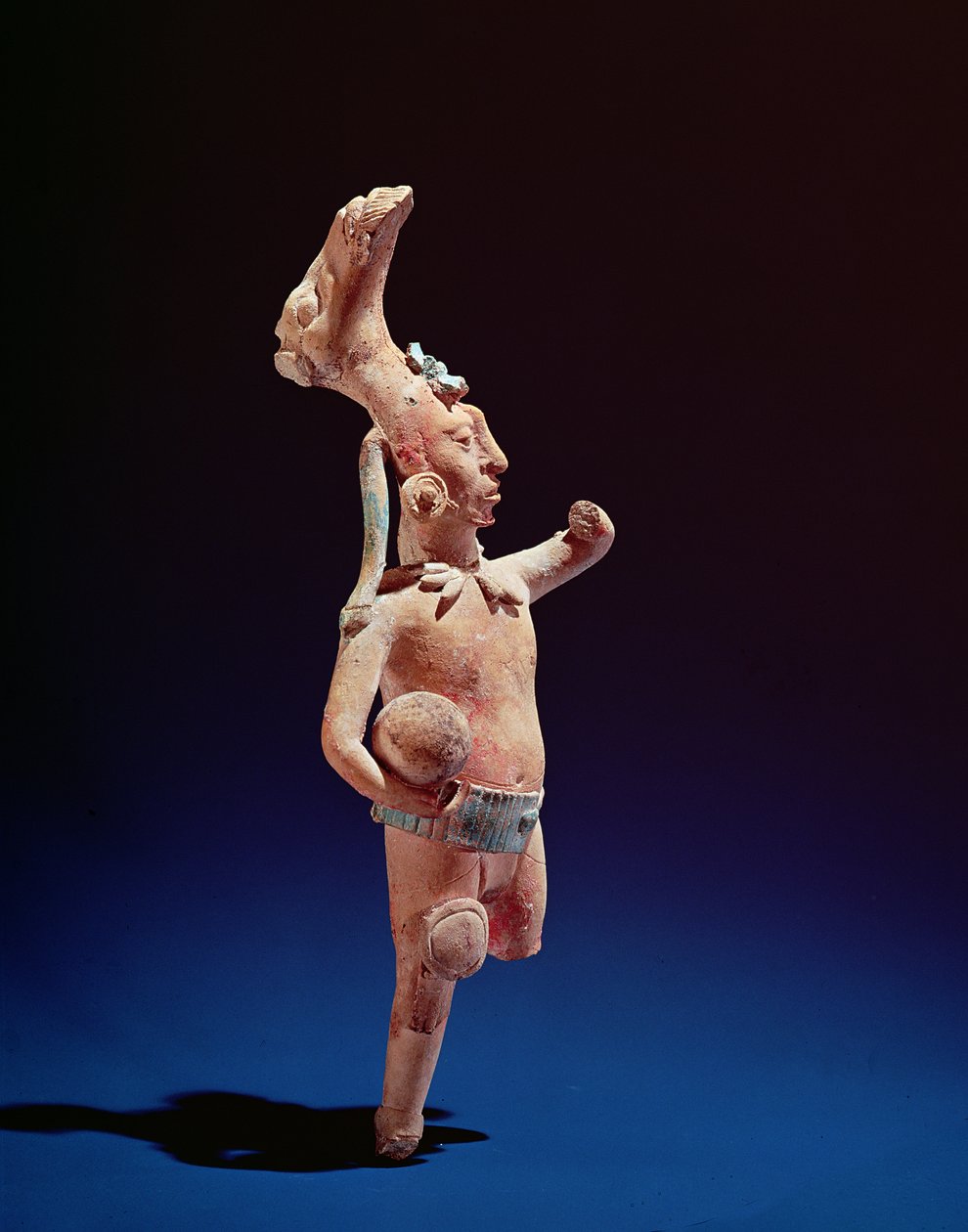 Ceremonial Ballplayer, Isle of Jaina, cca 600 (hlína) od Mayan