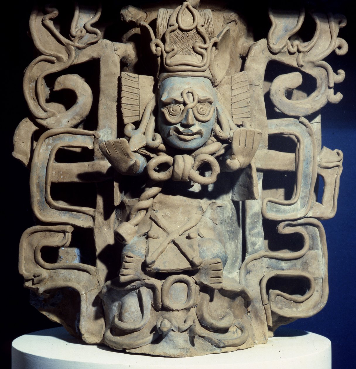 Pohřební urna z Tapijulapy, Tabasco (terakota) od Mayan